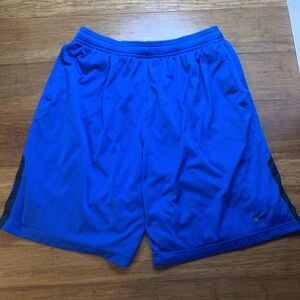 Nike dri-fit blue men’s mesh basketball athletic shorts size XL